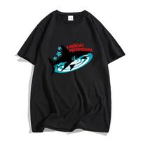 Medvilniniai vyriški marškinėliai Dua-Lipa Singer Graphic marškinėliai Albumas Radical Optimism Spausdinti marškinėliai Hip Hop Streetwear Unisex minkšti viršutiniai drabužiai XS juoda