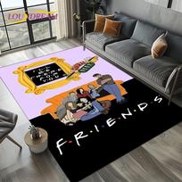 27 Stiliaus Central Perk Draugų TV Serialo Kilimas Kilimas Svetainei Miegamajam Namų Sofos Dekoravimui, Vaikų Zonos Kilimas Neslystantis Grindų Kilimėlis 60*90cm gray