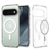Spigen Ultra Hybrid Mag MagSafe dėklas Google Pixel 11 Pro - Skaidrus ir baltas