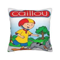 Namų Dekoras Kūdikio Draugas C-Caillou Pagalvės užvalkalas Priedai Pagalvės užvalkalas Kvadratinis Daug dydžių 12x12in 30X30cm red