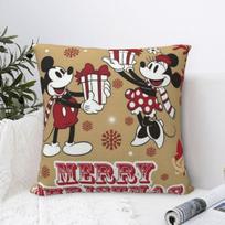 Minnie Mouse Christmas Pillowcase Printing Polyester Cushion Cover Decor Mickey Throw Pillow Case Cover Sofa Drop Shipping 45*45 30cmx30cm