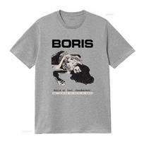 Boris Pagaliau Feedbacker Psichodelinio Roko Triukšmo Grupės Marškinėliai skirti vintažiniams Nuplauti Universalūs Unisex Grafiniai Mados M black