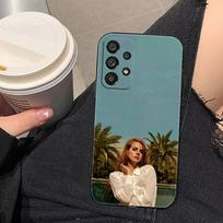 Attractive Lana Del Rey Phone Case For Samsung A73 A72 A71 A57 A56 A55 A54 A53 A52 A51 A37 A36 A33 A32 A23 A22 A16 A15 A14 Case Samsung A73 4G 5G gray