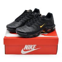 IF4390-001 Nike Air Max Plus Premium Black Laser Orange (Men's) 12.5 black