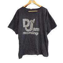 Def Jam Recordings 80s Hip‑Hop Vintage T‑Shirt L gray