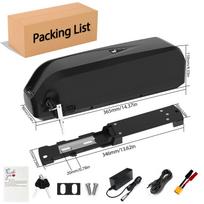20Ah Ebike Battery 36V20AH 48V20AH 52V20AH Down Tube Lithium Ion Battery 21700 With 25A 40ABMS XT60 Port 3A Charger Battery Pack 52v 20Ah