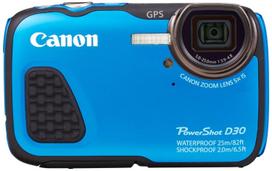 Canon PowerShot D30 Skaitmeninis 5x optinis mėlynas fotoaparatas Zoom (PSD30) Tiesiogiai iš Japonijos mėlyna
