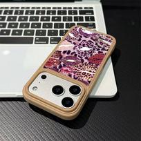 Hot and spicy leopard print lip print Phone Case For iPhone 17 17Air 15 14 13 12 11 16 Plus Pro Max Shockproof Soft Cover Funda iphone 16 ProMax gray