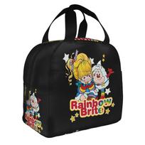 Cartoon Cute R-Rainbows B-Brites Anime Portable Lunch Box for Women Leakproof  Cooler Thermal Food Insulated Lunch Bag School One Size