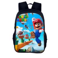 Super Mario Bros Kuprinė Vaikams Su Kvėpuojančiu Nailono Medžiaga Mokyklai Pink blue