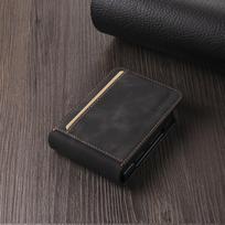 Retro Luxury Flip Leather Phone Case For Samsung Galaxy Z Flip 8 7 6 5 4 3 Flip7 FE Flip6 5G Wallet Card Slot Magnetic Cover For Galaxy Z Flip 7 black