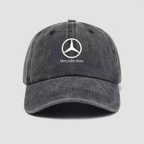 Raktų pakabukas Atsitiktinė kepuraitė su snapeliu Automobilio logotipas Medvilninė kepuraitė Reguliuojama beisbolo kepurė Mercedes Benz A C E klasėms W203 W204 W205 W176 W177 juoda