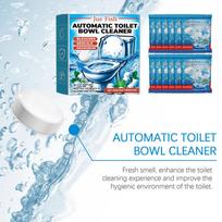 12Pcs Automatic Toilet Cleaning Tablets -  Stain And Yellow Dirt Remover - Deep Cleaning Deodorant For Toilets one size blue