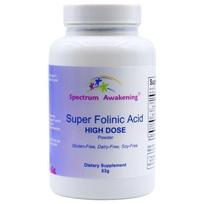 Spectrum Awakening Super Folio Rūgštis Didelis Miltelių Kiekis Leukovorinas Palaiko Normalią Kalbos Raidos Vaikams 63g 1 vnt