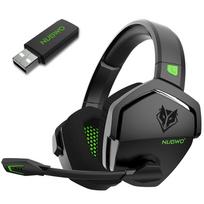 NUBWO G06 belaidės žaidimų ausinės, skirtos PS5 PS4 nešiojamajam kompiuteriui, triukšmą slopinančios per ausis ausinės su mikrofonu