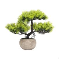 Dirbtiniai bonsai medžių augalai, žalumynai, bonsai, netikri staliniams kompiuteriams šviesiai žalios spalvos