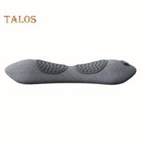 Back Massager 3 in 1 Neck Massager Pillow with Heat Therapy Adjustable Temperature Neck Shoulder And Back Support Stress Relief Massager for Home šviesiai pilka spalva