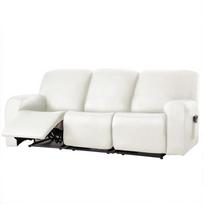 Tampri vandeniui atspari PU fotelio-gulto užvalkalas: Visapusiškas, daugiafunkcinis sofos užvalkalas/apsauga 1-seater (4-piece set) balta