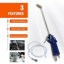 Auto Car Water Cleaning Gun Pneumatic Tool 400mm Engine Oil Cleaner Tool with 120cm Hose Machinery Parts Alloy Engine Care New orange