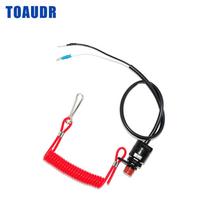 66T-82575 Outboard Kill Switch for Yamaha with Lanyard black