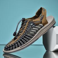 Vasarinės basutės Nertos basutės Vyriški paplūdimio batai Romėniškos basutės 41 gray
