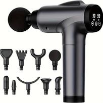 Massage Gun for Full Body and Back Arm Massage Deep Tissue Massage Gun Handheld Electric Muscle Massager for Sports and Fitness Gifts for Parents gray