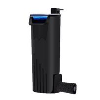 Talpyklos filtras Didelis filtro plotas Itin tylus vėžlių bako filtras Greitas ir efektyvus akvariumų žuvų bako filtravimas US Plug black