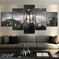 5 vnt. 10 Pubg Battlegrounds žaidimo moduliniai sienos meno drobės plakatai paveikslai namų dekoro aksesuarai svetainės dekoravimas 20x35 20x45 20x55cm