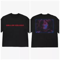 Billie Eilish Hit Me Hard And Soft Tour Film 100Cotto unisex Tshirt retro Y2k style 2026 summer New Oneck Short Sleeve shirt L blue