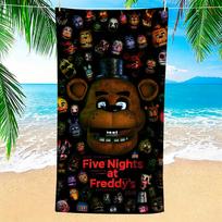 F-Fnaf F-Five-N-Nights-At-F-Freddys Towel Towel Soft Pool Gift For Travel Gym Shower Camping Quick Dry Sports Large Beach Towels 70cm×140cm