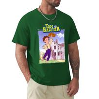 Tom Sawyer anime series Essential TShirt Short sleeve tee vintage quickdrying Unisexs vintage t shirts 4XL gray