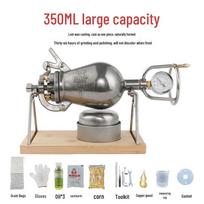 Old-Fashioned Hand-Crank Popcorn Maker - 304 Stainless Steel