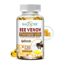 Balincer bičių nuodų kompleksas, 5 mg apitoksino, gliukozamino, Manuka medaus ir velnio nagų, 120 kaps. 120 Capsules