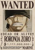 ONE PIECE Roronoa Zoro Ieškomas plakatas A3 Sienos lipdukas OP-442 Pagaminta Japonijoje Tiesiogiai iš Japonijos brown