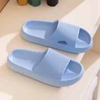Qidashun vasariniai vaikiški šlepetės - universalūs storapadžiai šlepetės namų reikmėms, dydžiai 28-35 Size 30-31 dangaus mėlyna spalva