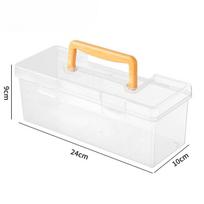 Spice Storage Box, Kitchen Large Ingredients, Dried Chili Peppers, Seasoning Container, Compartmentalized Storage, Seasoning Box Without brackets white