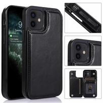 Odinis piniginės tipo galinis dėklas iPhone 11 12 13 14 15 16 17 Pro Max Mini Air XR XS 8 7 Plus SE kortelėms laikiklis atverčiamas dangtelis iPhone 17 Pro