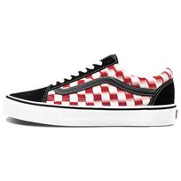 Vans Old Skool Checkerboard Red/White VN0A4U3B17Z 37 black