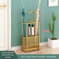 Creative Design Umbrella Stand Light Luxury Cat Shaped Umbrella Rack Umbrella Storage Rack  Home
