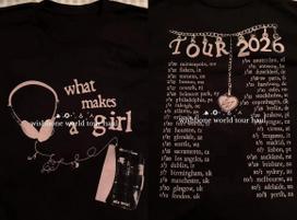 SALE! Conan Gray Wishbone World Tour 2026 Tour Dates Mens Kids T Shirt All Size 150 gray