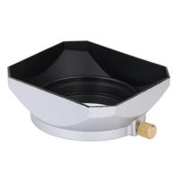 43 mm kvadratinis metalinis objektyvo gaubtas Aliuminio lydinio ABS Skaitmeninio fotoaparato kvadratinis objektyvo gaubtas Šešėlis 25 mm arba white