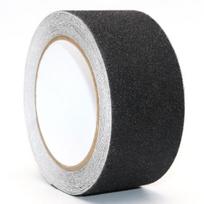 Didelio lipnumo spalvota neslystanti PVC laiptų įspėjamoji juosta black