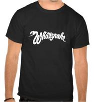 WHITESNAKE Roko Muzikos Logotipas Juodas 100% Medvilnės Marškinėliai Vyriški Marškinėliai Viršus -1167- M beige