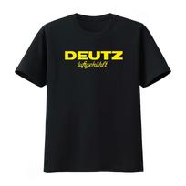 Vintažiniai Deutz oru aušinami traktoriai T-shirt Unisex Retro Ūkininkavimo įrangos Unisex Spausdintas Laisvalaikio Unisex Drabužiai Moterims 2026 Vasaros T-shirt L black