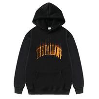 Reperis J. Cole Hip Hop spaudiniai su gobtuvu J. Cole THE FALL OFF Albumas Grafinis Streetwear Mada Vyrai Moterys Oversized Megztiniai Laisvalaikio M black