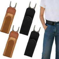 4 VNT. Diržas be sagties vyrams Taktinis metalinis kabliukas Elastingas diržas Nematomas Reguliuojamas Šoninis diržas Unisex Juosmeniui Lauko darbams Patogus/Juodas black