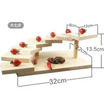 Solid wood function. Rotating sushi plate. Hotel supplies. Snack rack. Art dishes.