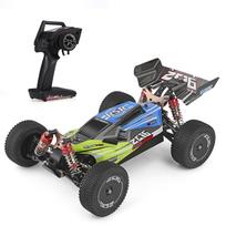 Wltoys XKS 144001 RC Car 60km/h High Speed ​​1/14 2.4GHz RC Buggy 4WD Racing Off-Road Drift Car RTR žalia