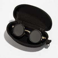 9 lygių reguliuojami pritemdantys akiniai ND filtras Žvejybos akiniai nuo saulės Nauji akiniai nuo saulės Lauko Gold with Glasses Case black