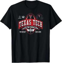 Texas Tech Red Raiders Orange Bowl 2025-26 CFP Quarter Black T-Shirt XL black